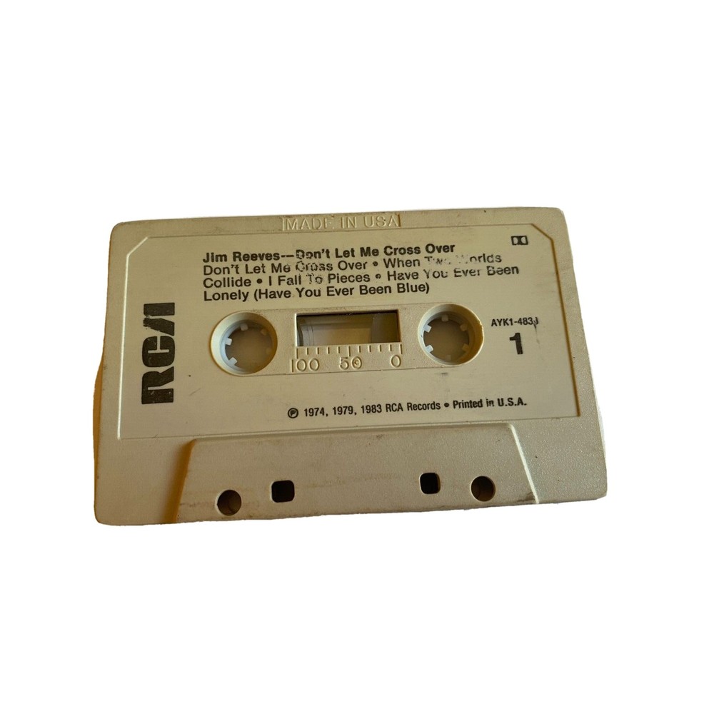Jim Reeves: Don't Let Me Crossover Cassette